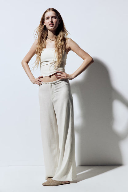 Linen Blend Pants